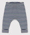 Gestreifte Baby-Hose aus Doppeljersey blau MEDIEVAL/ MONTELIMAR