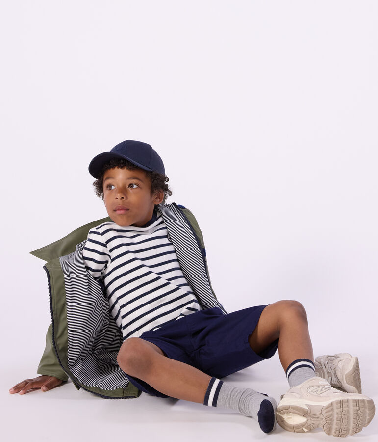 Ikonische Kinder-Regenjacke gr&uuml;n