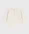 Langärmeliges bedrucktes Baby-T-Shirt aus Doppeljersey beige MONTELIMAR CHINE