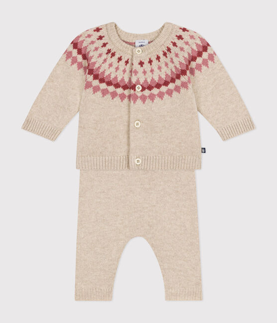 2-teiliges Baby-Strickset rosa AVALANCHE/ ROSEWOOD