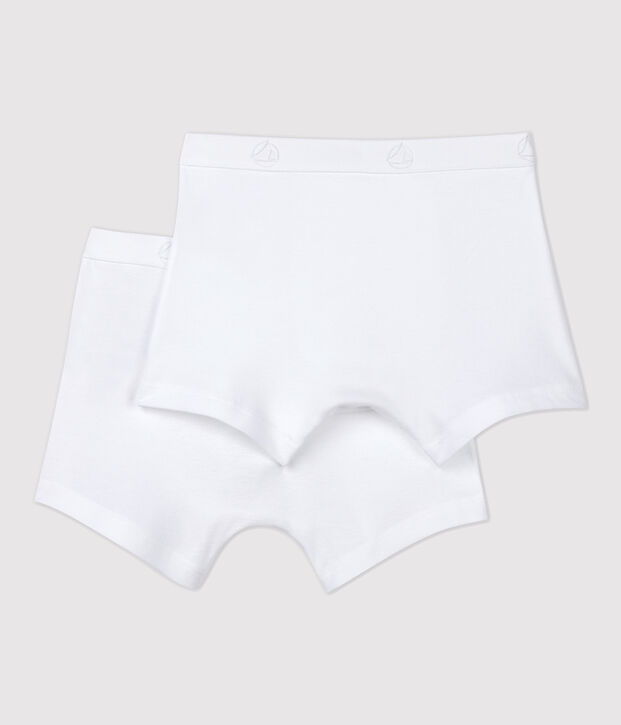 2er-Set wei&szlig;e Boxershorts f&uuml;r Jungen vielfarbig