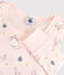 Snugfit-Kinderpyjama aus Baumwolle mit Prinzessinen-Print für Mädchen rosa FLEUR/weiss MULTICO