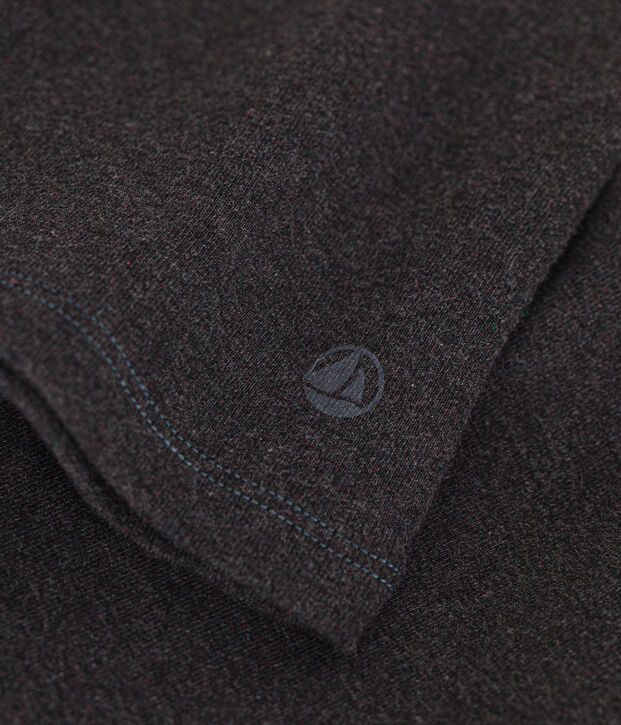 Damen-Rollkragenshirt L'Iconique aus Baumwolle grau