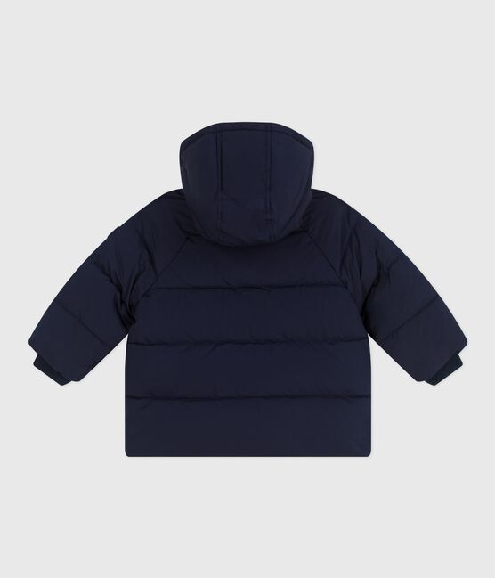 Baby-Winterjacke einfarbig blau SMOKING