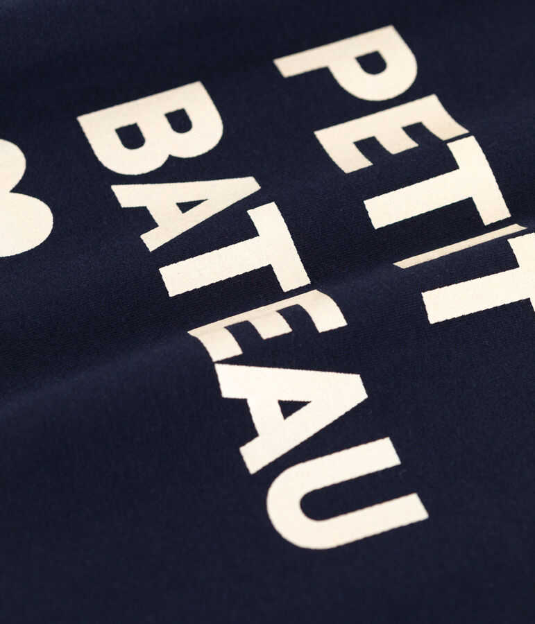 Weites Damen-T-Shirt LE BOXY aus Baumwolle blau