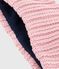 Baby-Schlauchschal aus Strick mit Fleece-Futter rosa CHARME