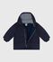 Baby-Winterjacke einfarbig blau SMOKING