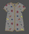 Baby-Kurzoverall aus Baumwolle mit Meerestieren weiss MARSHMALLOW/weiss MULTICO