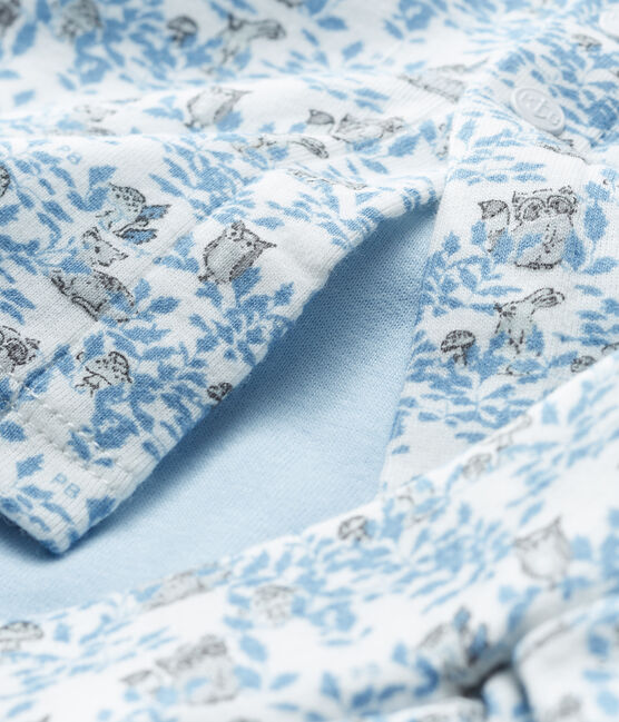 3-teiliges Baby-Set aus Rippstrick für Jungen weiss MARSHMALLOW/weiss MULTICO