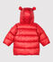 Gesteppter Baby-Anorak. rot TERKUIT/weiss MULTICO