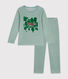 Kinder-Pyjama aus einfarbigem Nicki