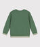 Kinder Unisex-Sweatshirt aus bedruckter Baumwolle grün PALMERAIE