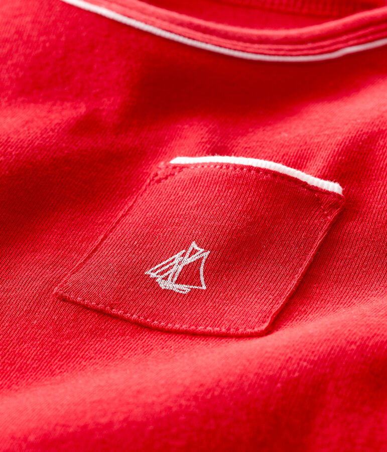 Tee shirt manches courtes b&eacute;b&eacute; gar&ccedil;on rot