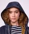 Lange Damen-Regenjacke zweifarbig SMOKING