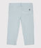 Baby-Hose in Seersucker für Jungen blau ACIER/weiss MARSHMALLOW