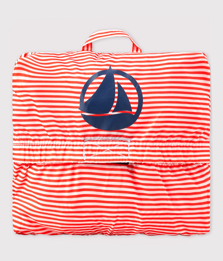 Baby-Windjacke aus recyceltem Polyamid M&auml;dchen/Jungen rosa/weiss