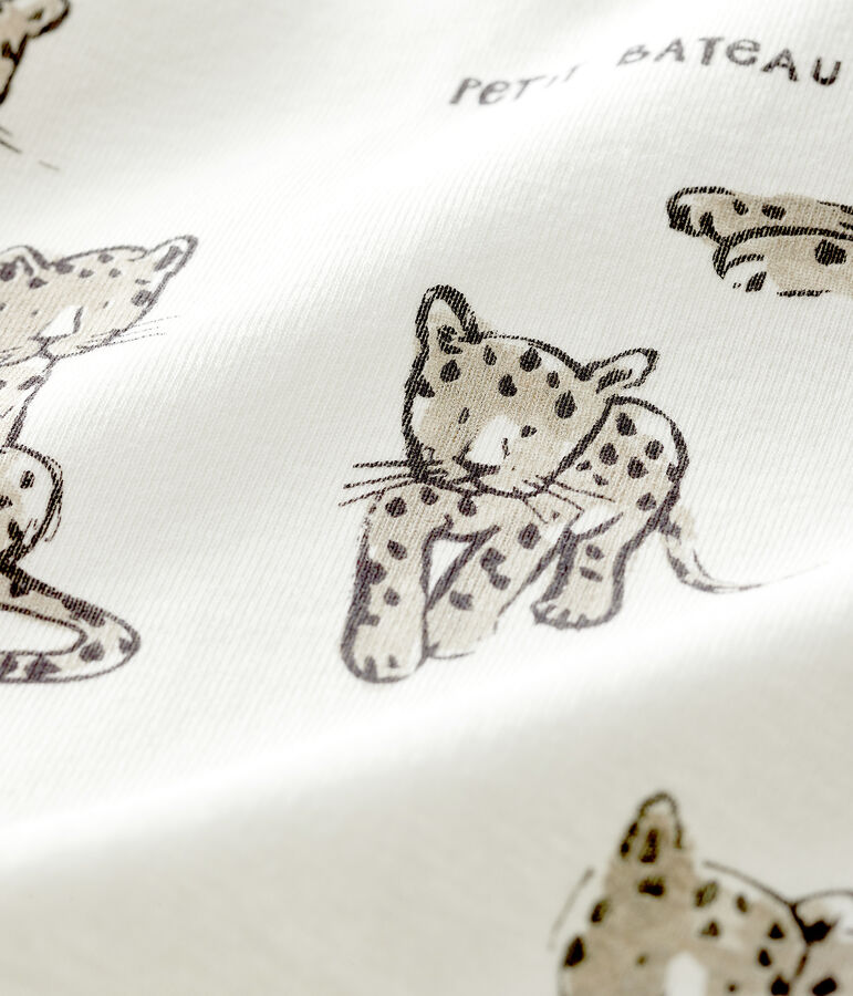 Kurz&auml;rmeliges Baby-T-Shirt f&uuml;r Jungen weiss