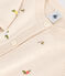 Kinder-Cardigan aus Wolle und Baumwolle mit gestickten Motiven weiss AVALANCHE/ MULTICO