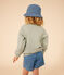 Kinder-Sweatshirt aus Molton für Mädchen grün HERBIER