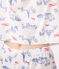 Damen-Kurzpyjama aus Baumwolle mit Paris-Motiv weiss MARSHMALLOW/weiss MULTICO
