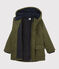 Kinder-Parka für Jungen grün MILITARY