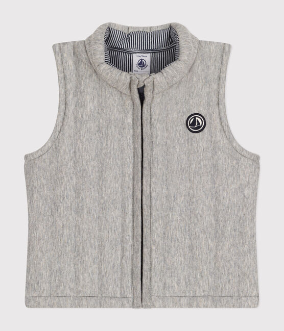 Baby-Weste aus Doppeljersey grau CHATON CHINE