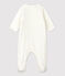 Baby-Strampler aus Bio-Baumwolle weiss MARSHMALLOW/weiss MULTICO