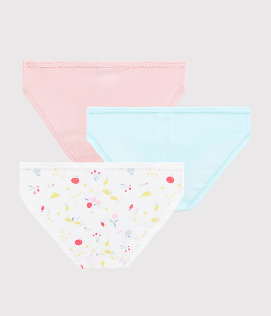 3er-Set Slips aus Bio-Baumwolle mit Früchte-Motiv für Mädchen variante 1