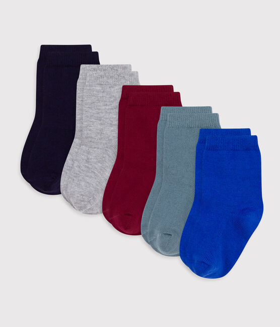 5er-Set Baby-Socken aus einfarbiger Baumwolle variante 1