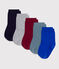 5er-Set Baby-Socken aus einfarbiger Baumwolle variante 1