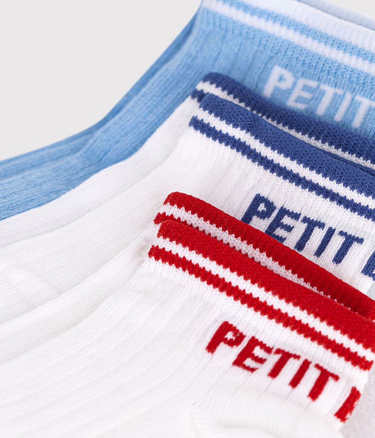 3er-Set Kinder-Socken aus Baumwolle mit Sportmotiv variante 1