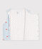 Wendbare Baby-Weste aus Baumwolle mit Herzmotiv weiss/vielfarbig