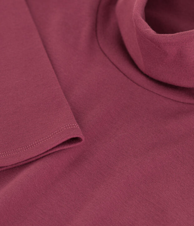 Rollkragenshirt aus Baumwolle f&uuml;r Damen braun