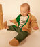 Baby-Jacke aus Sherpa beige FACILE