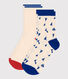 2er-Set Kinder-Socken aus Baumwolle mit Schiffmotiv