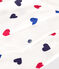3-teiliges Baby-Set aus Baumwolle weiss MARSHMALLOW/weiss MULTICO