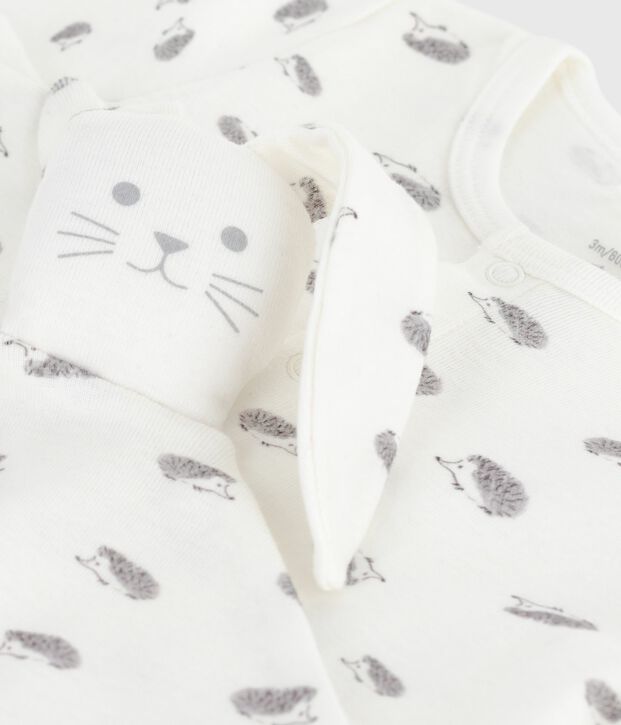 Newborn-Geschenkset aus bedruckter Baumwolle vielfarbig
