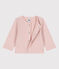 Baby-Cardigan aus Molton rosa SALINE