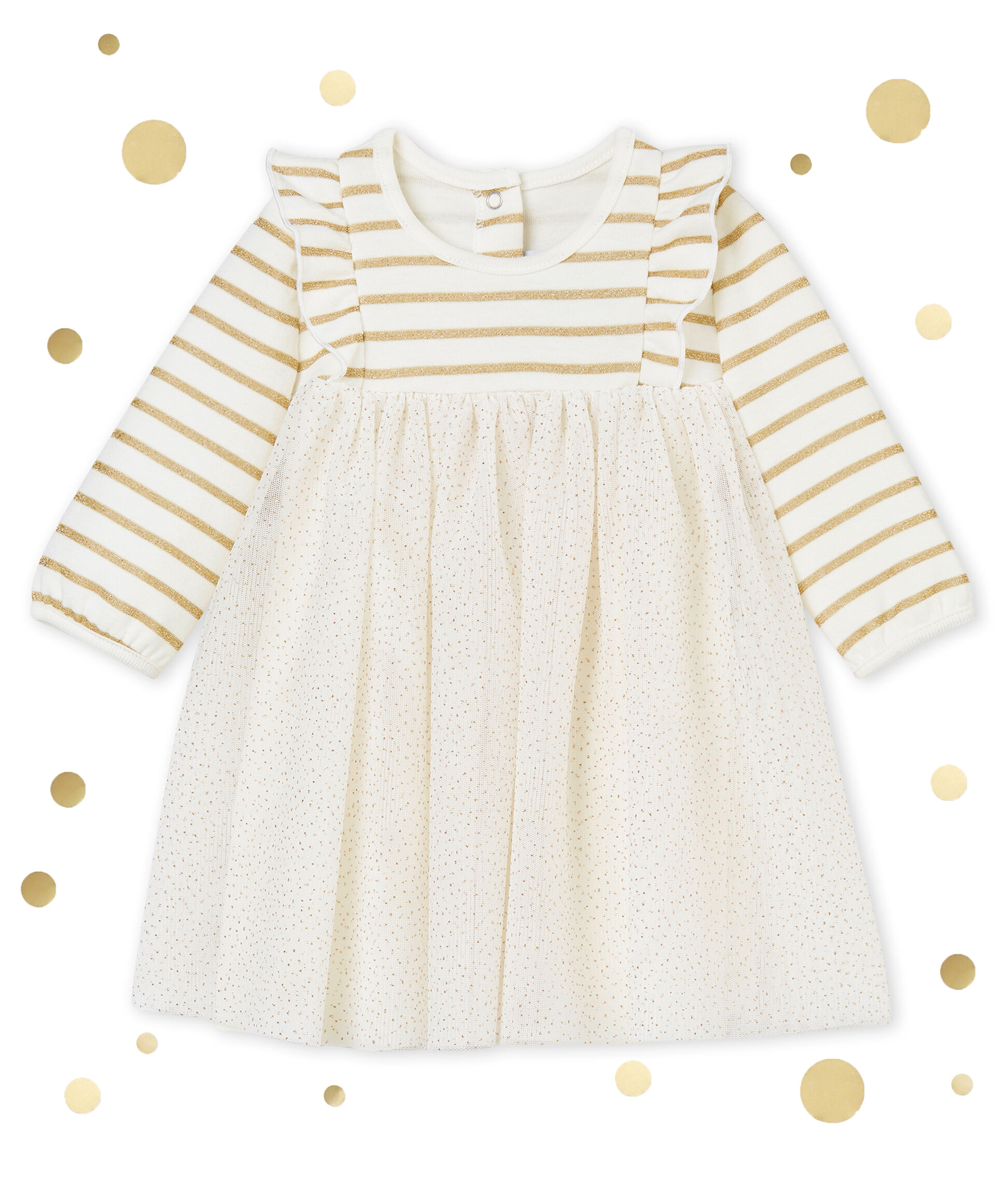 Petit Bateau Baby-M/ädchen Kleid