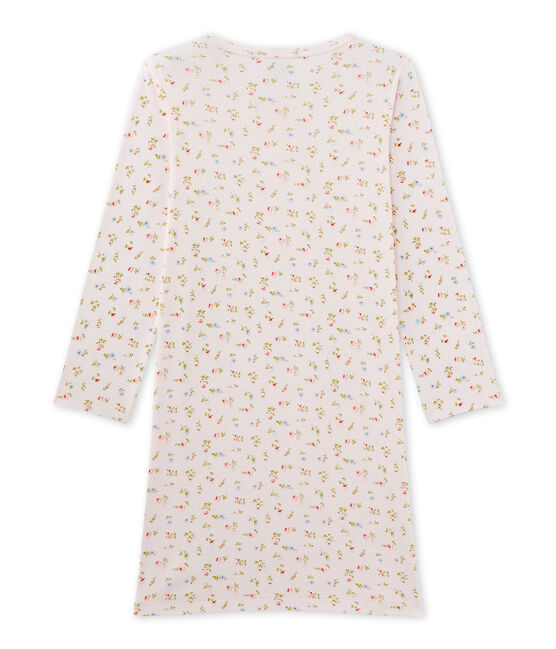 Chemise de nuit fille à imprimé petites fleurs rosa VIENNE/weiss MULTICO