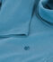Kinder-Rollkragenshirt aus Baumwolle blau POLOCHON