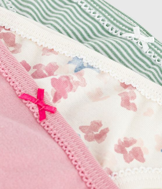 Set Kinder-Slips aus Baumwolle mit Blumenmuster variante 1