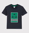 Kurzärmeliges Kinder-T-Shirt aus Jersey für Jungen blau SMOKING