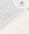 2er-Set Kinderpyjamas aus Baumwolle mit Blumenmotiv für Mädchen variante 1