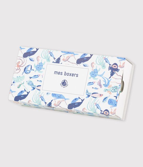 5er-Set Boxershorts mit blauen Tiermotiven für Jungen variante 1