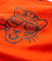 Kinder-Sweatshirt aus Molton für Jungen orange CAROTTE