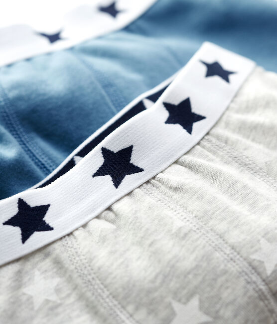 2er-Set Boxershorts aus Baumwolle mit Sternmotiv für Jungen variante 1