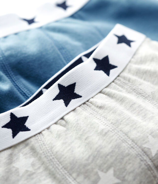 2er-Set Boxershorts aus Baumwolle mit Sternmotiv f&uuml;r Jungen vielfarbig