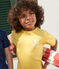 Kurzärmeliges Kinder-T-Shirt aus bedruckter Baumwolle gelb ORGE