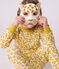 Kinder-Pyjama zum Verkleiden aus Baumwolle mit Leoparden-Motiv weiss MARSHMALLOW/weiss MULTICO